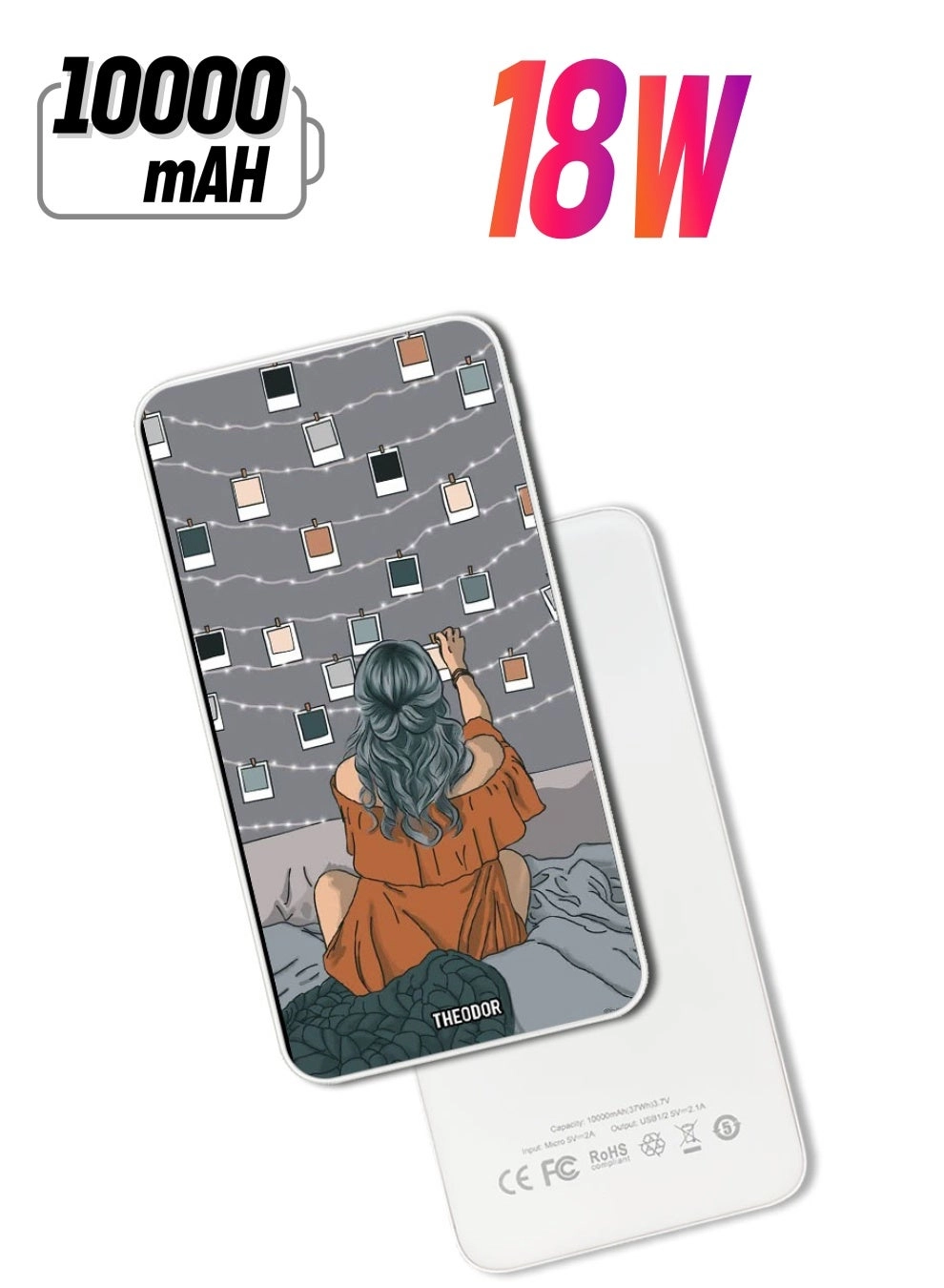 Theodor EX_PPBA457 - 10000 Watt-hour 18W PD