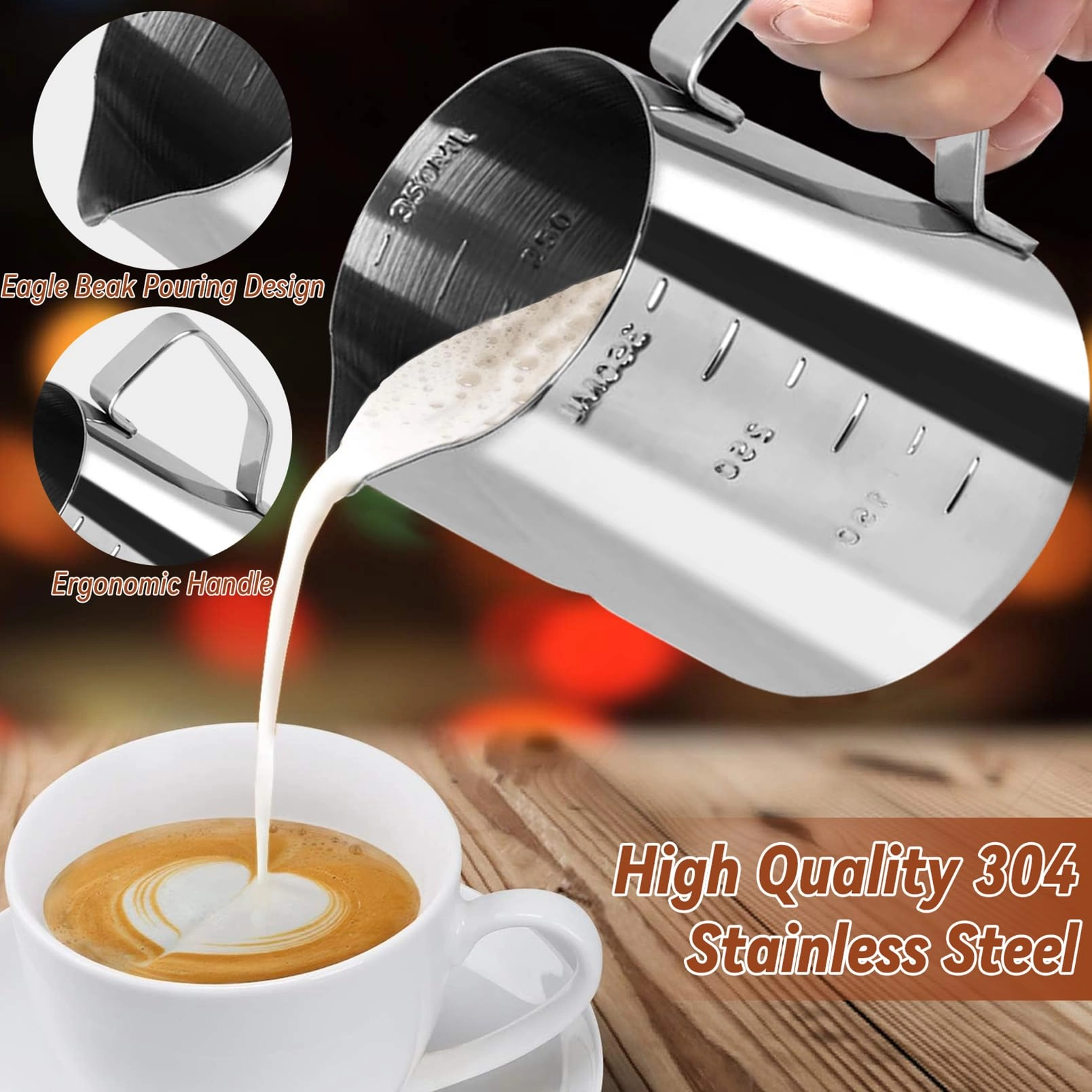 Espresso Tamper + WDT Tool + Espresso Dosing Funnel + Silicone Gel Tamper Mat + Espresso Accessories