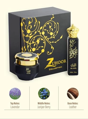ZUHOOR - Eau de Parfum 50ml + Bakhoor - 50g