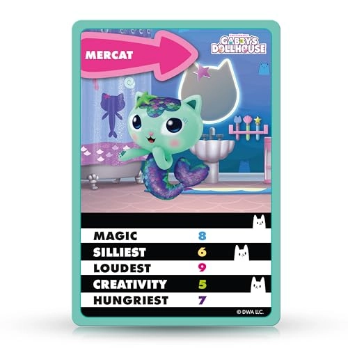Gabby's Dollhouse Junior Card Game - English 3 years and up