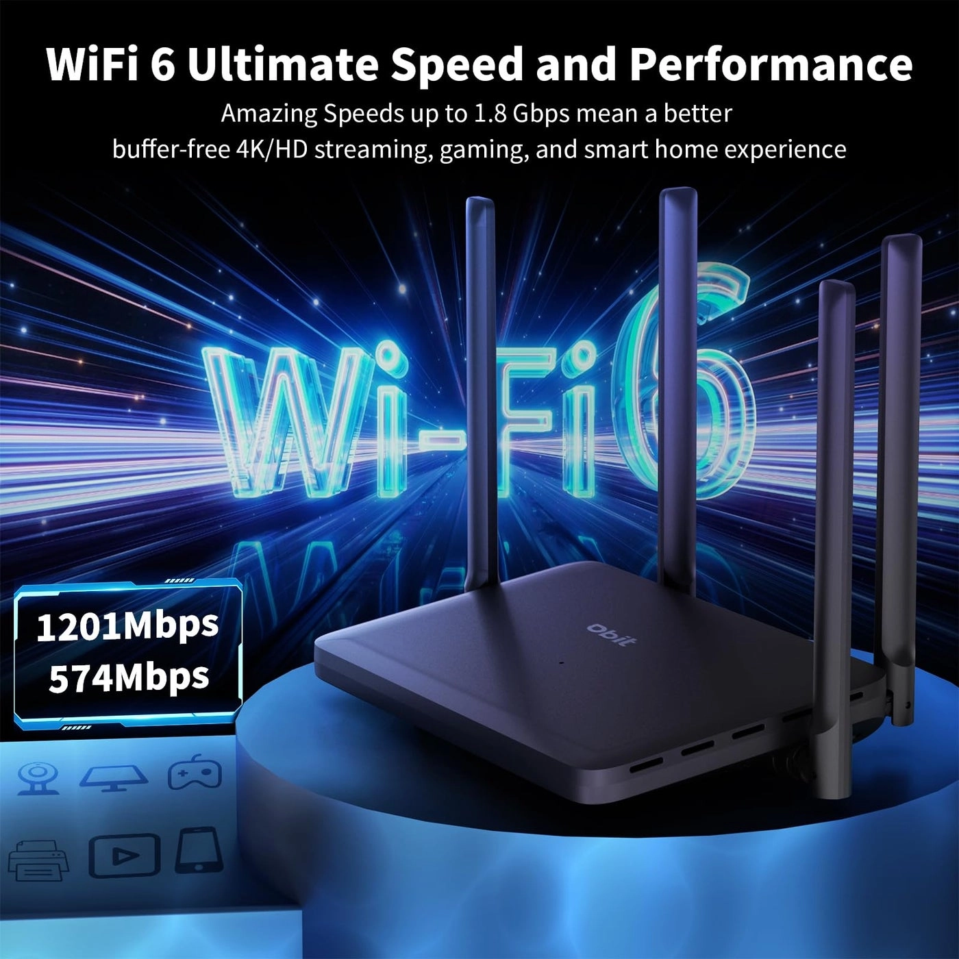 WRAX1800 - 1800 Mbps Wi-Fi 6