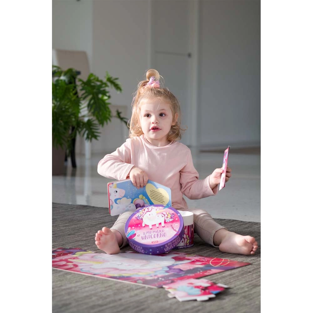 The Magic Unicorn Book & Puzzle - Suitable for 3 years & above
