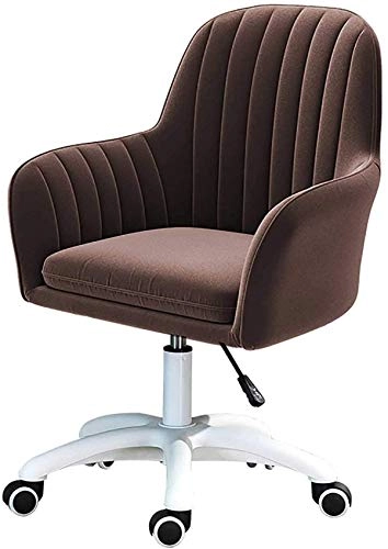 Velvet Task Chair - Adjustable Swivel Rolling Purple