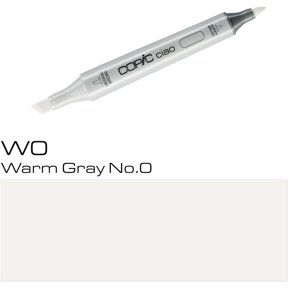 Copic Ciao - W0 Warm Gray No.0