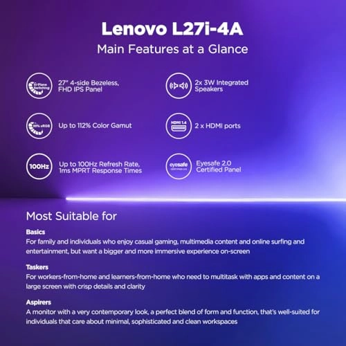 L27i-4A - 27 Inches 1920x1080
