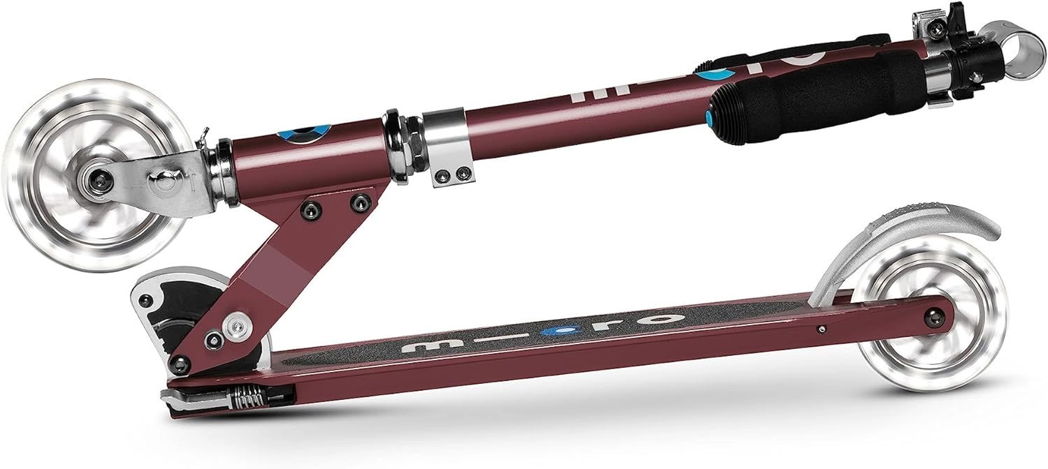 Sprite Kick Scooter – 120/80 mm LED Foldable