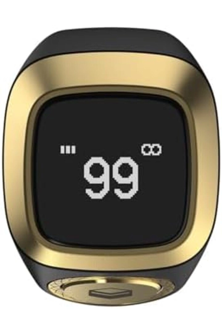 Smart Zikr Ring - OLED display Bluetooth Tasbeeh counter