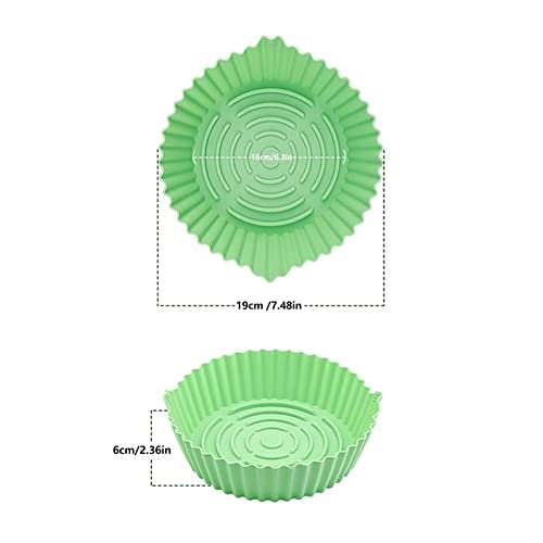 Air Fryer Silicone Pot - food-grade silicone 2 PCS