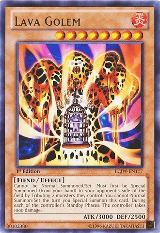 Lava Golem LCJW-EN117 - Legendary Collection 4: Joey's World 1st Edition Rare