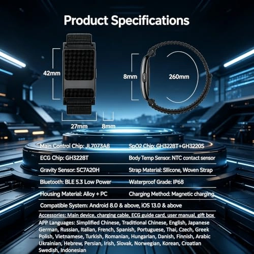 117-Q231 - Screenless ECG GPS IP68