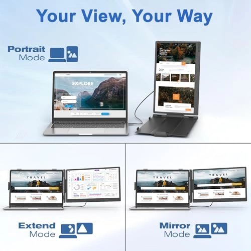 Laptop Screen Extender - kx 14 Inches 1920 x 1080 Pixels