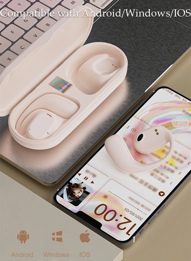 Clip On Bluetooth Earphones Wireless Earbud