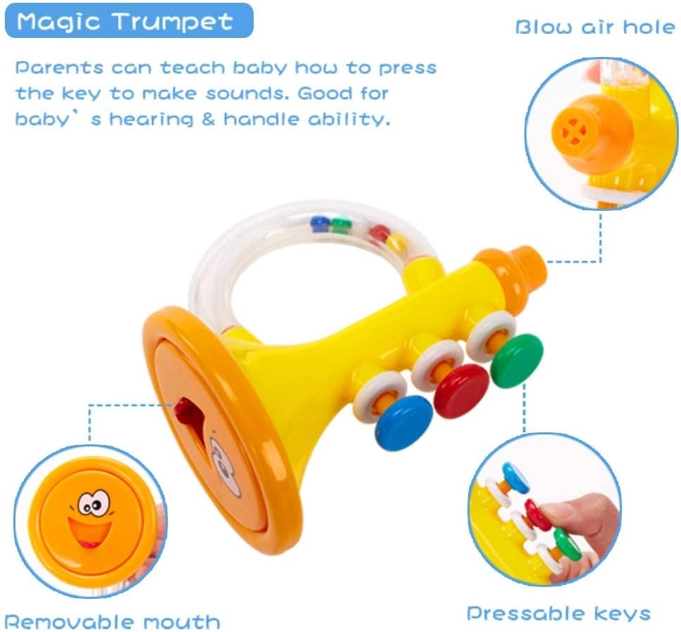 Baby Rattle Toy - Suitable for 0 month & above