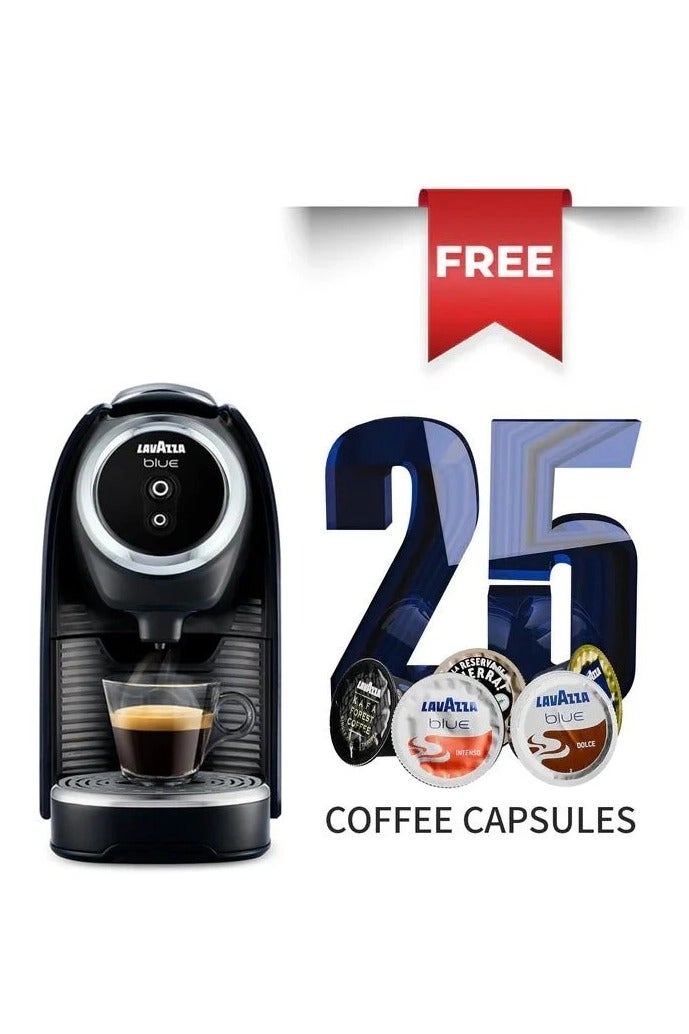Lavazza Blue Classy Mini + Blue Capsules Experience kit - 25 Capsules
