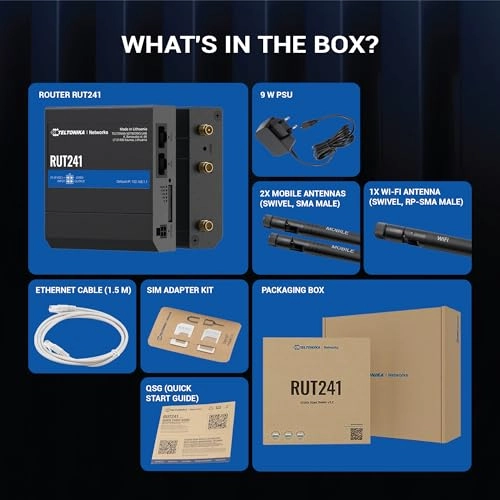 RUT241 - 4G LTE 802.11n 150 Mbps