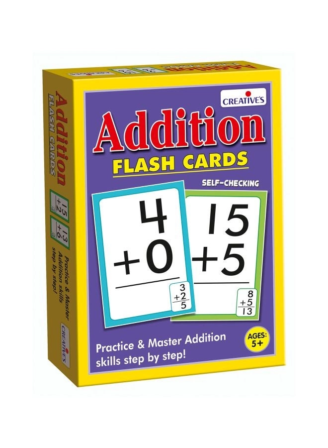 Addition Flash Cards - 5+ Years