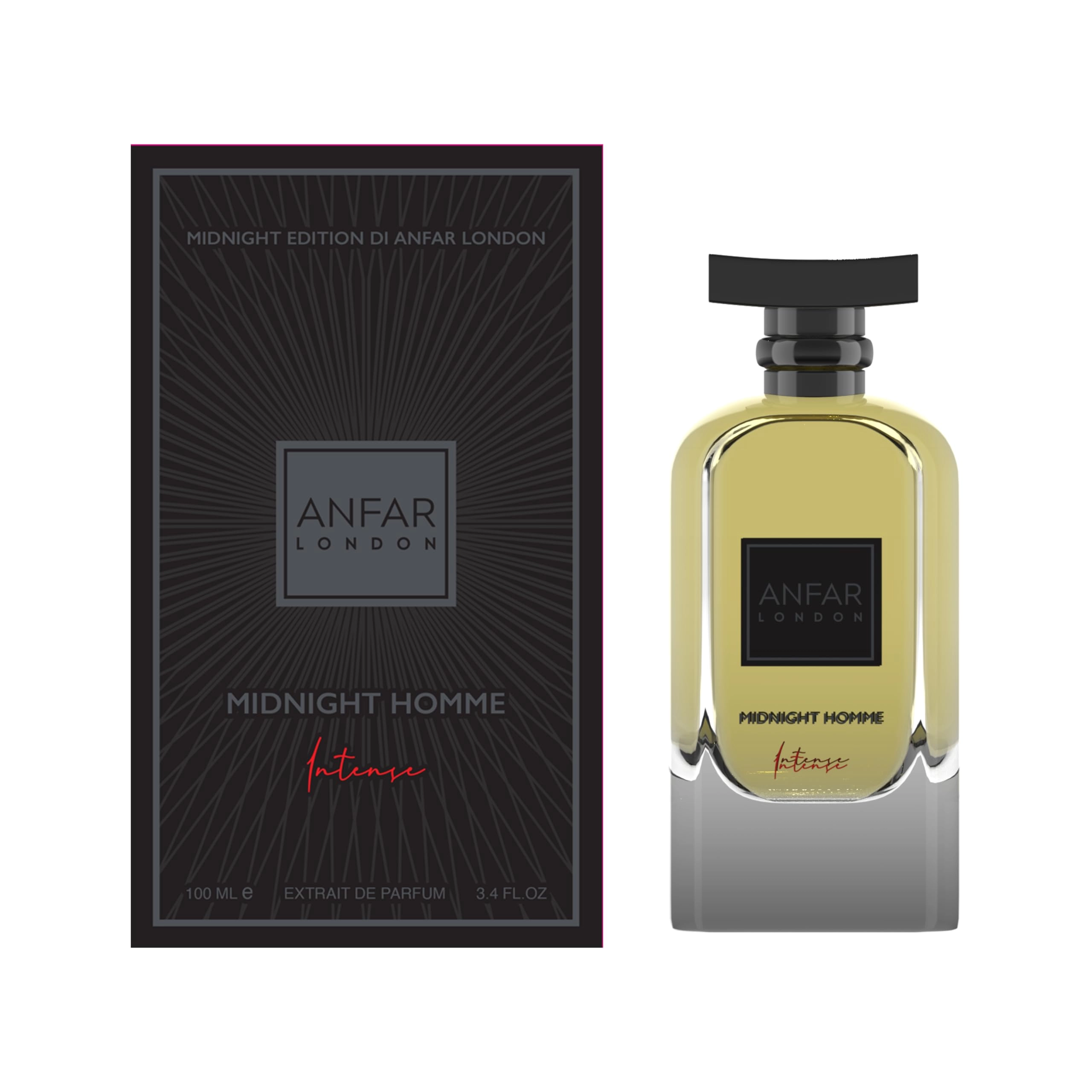 OUDH AL ANFAR MANUFACTURING L.L.C Midnight Homme Intense Eau de Parfum 100 ml