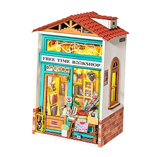 DIY miniature dollhouse kit - Free Time Book Shop
