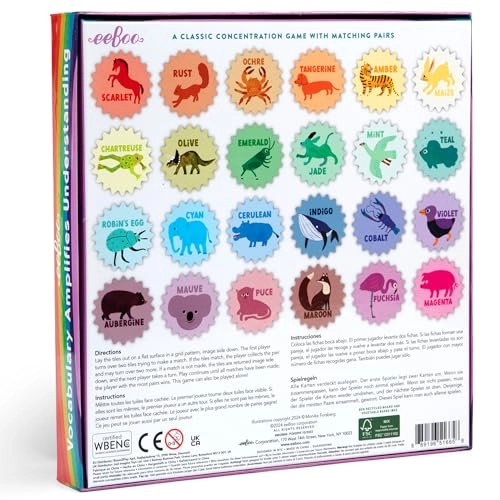 Rainbow Memory and Matching Game - 5+