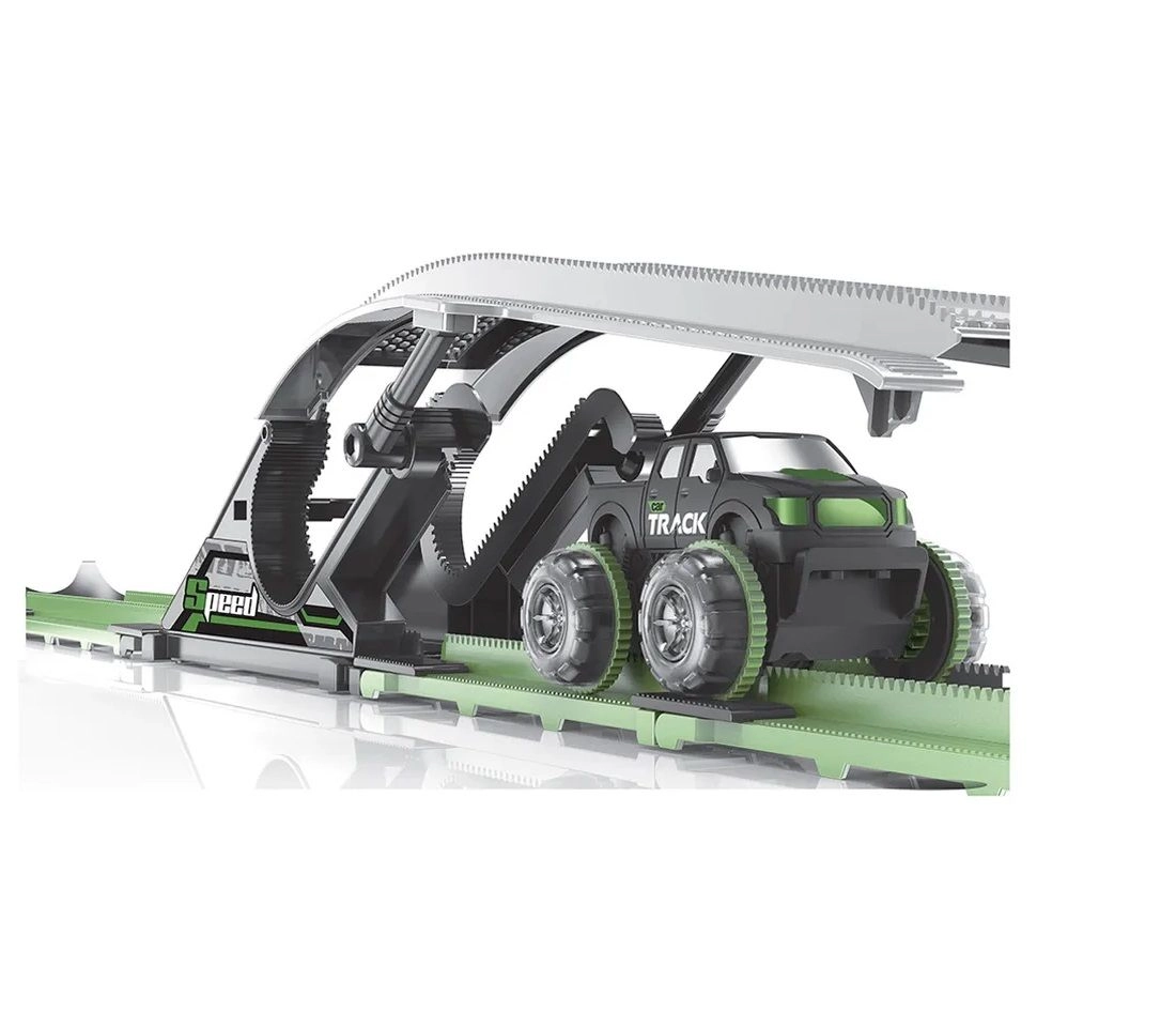 Rolling Stunt Car Track - 54 Pcs