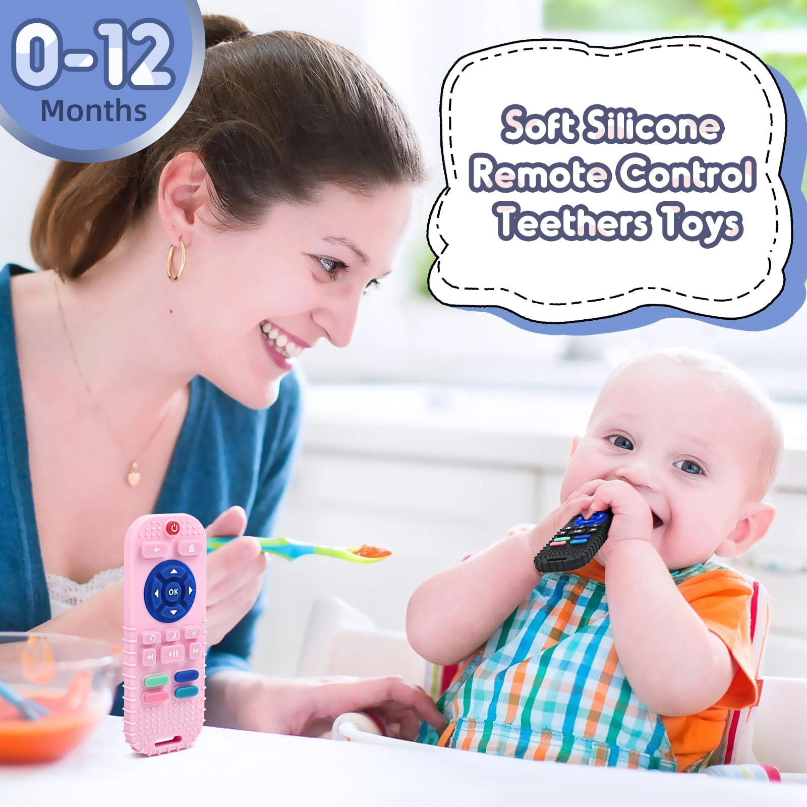 Remote Control Teether - Silicone
