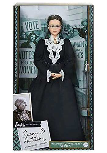 Susan B. Anthony Collector's doll - Inspiring Women black long sleeve dress