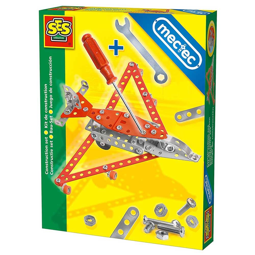 SES Creative Mectec Construction Set Airplane - Ages 6+ Metal components