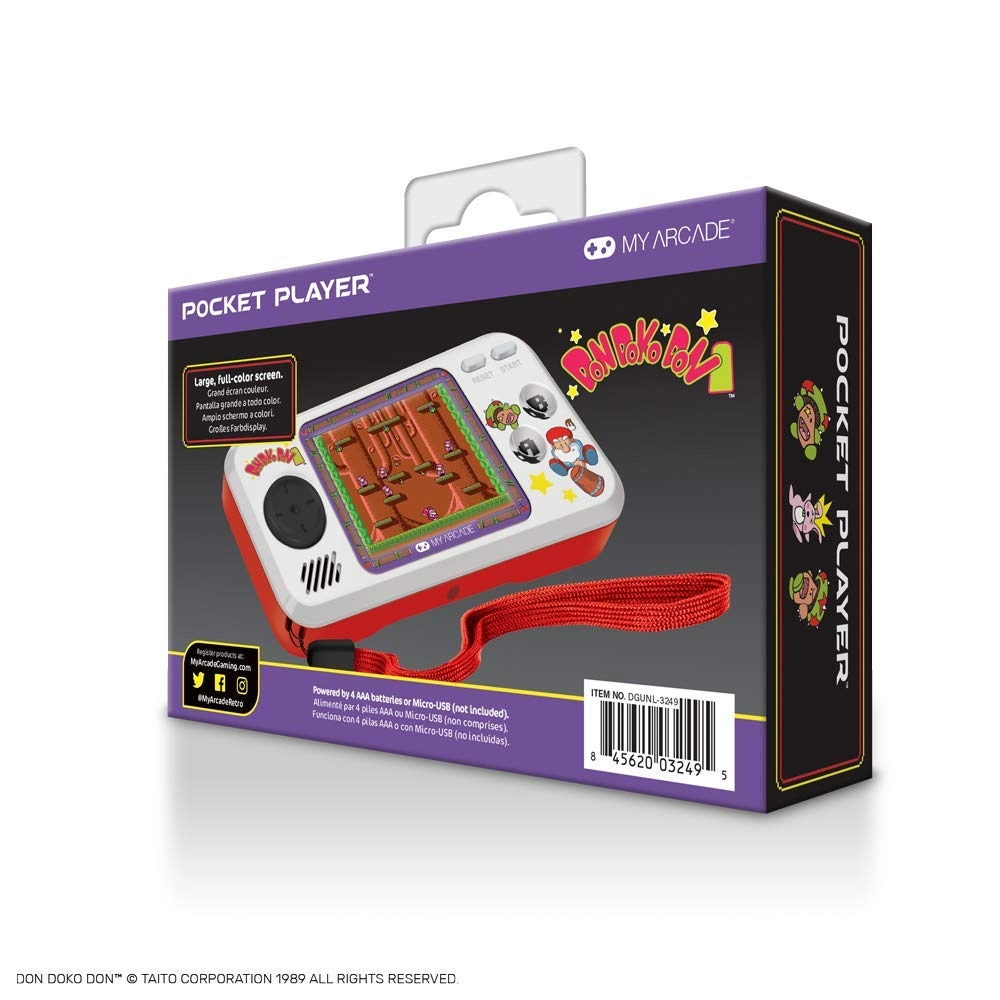 Don Doko Don Pocket Player - Limited Edition 3 Built In Games