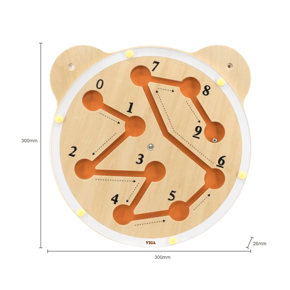 Wooden Wall Toy - 2+ Years