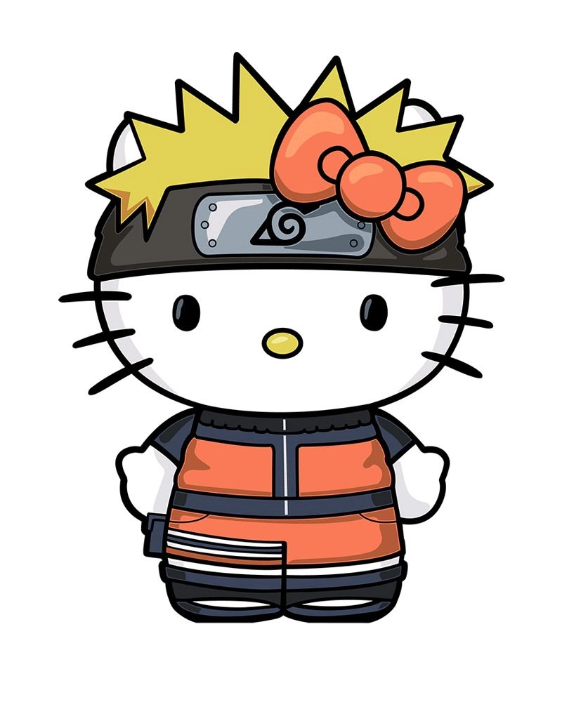 FiGPiN Hello Kitty - Naruto Shippuden - 76.2mm (7.62 cm) (635)