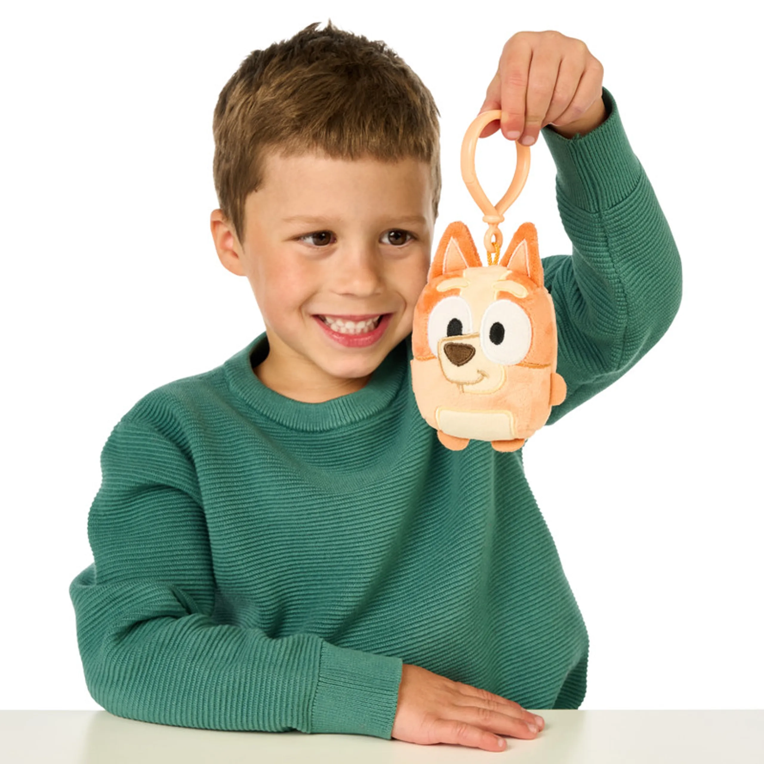 Mini Plush Toy With Backpack Clip - Bingo - 4.75"