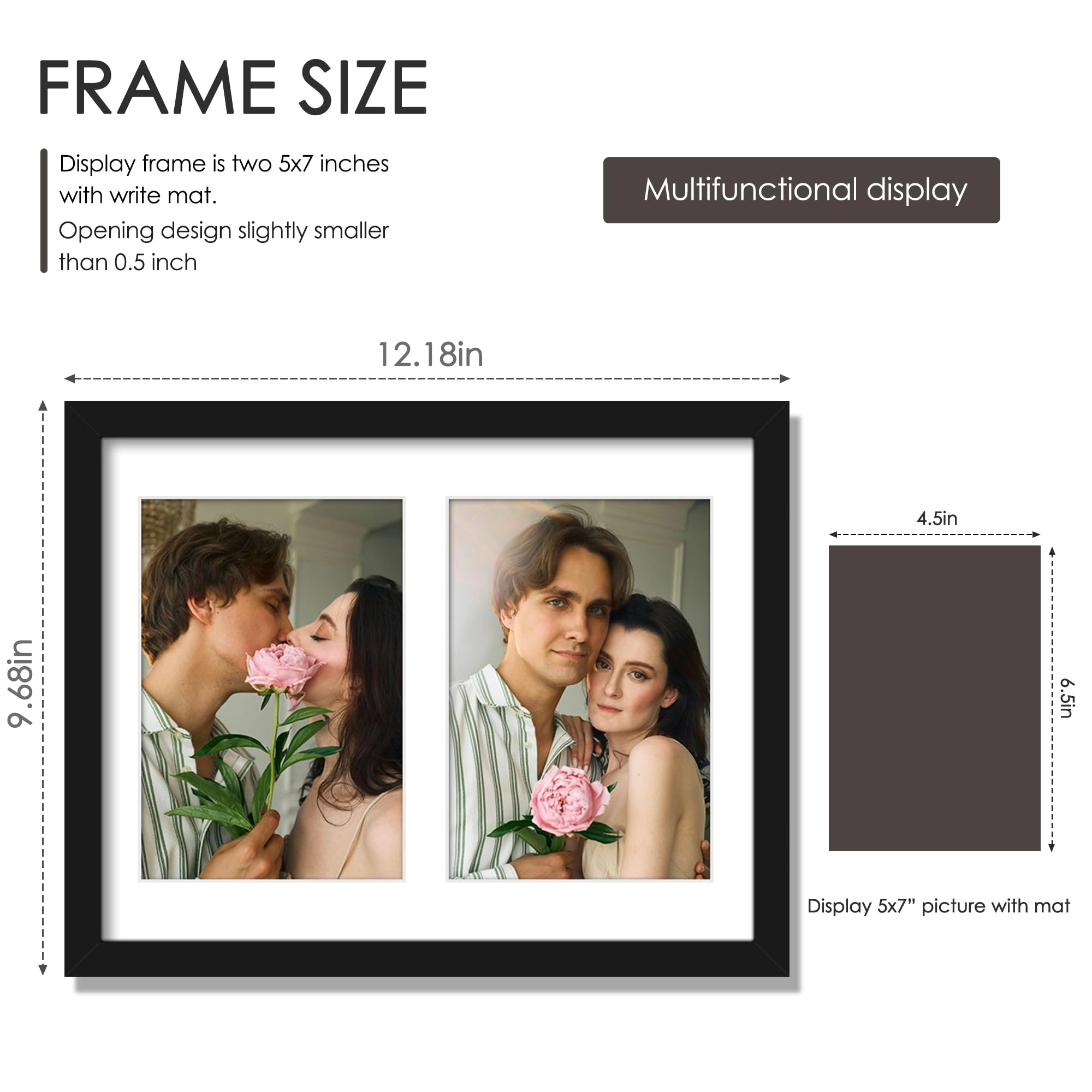 Double 5x7 Picture Frame