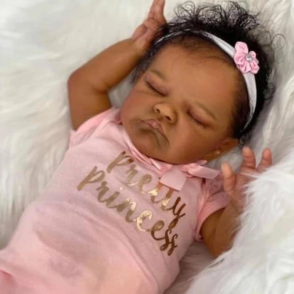 August Reborn Baby Doll - 19 Inch Biracial Ages 3+