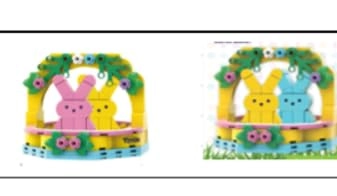 Brickcraft Peeps Easter Brick Build - 2pcs