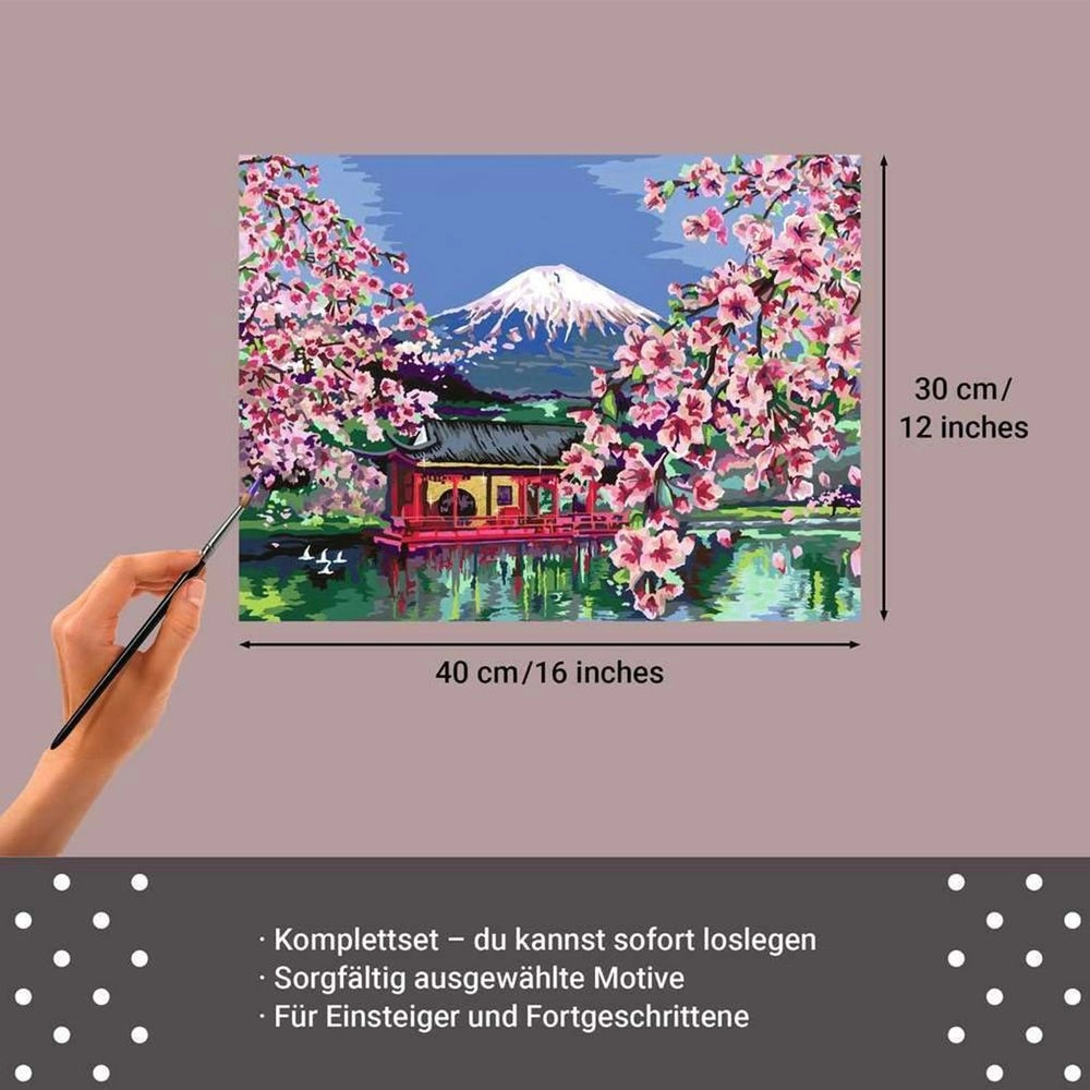 Japanese Cherry Blossoms - three dual-tip brushes
