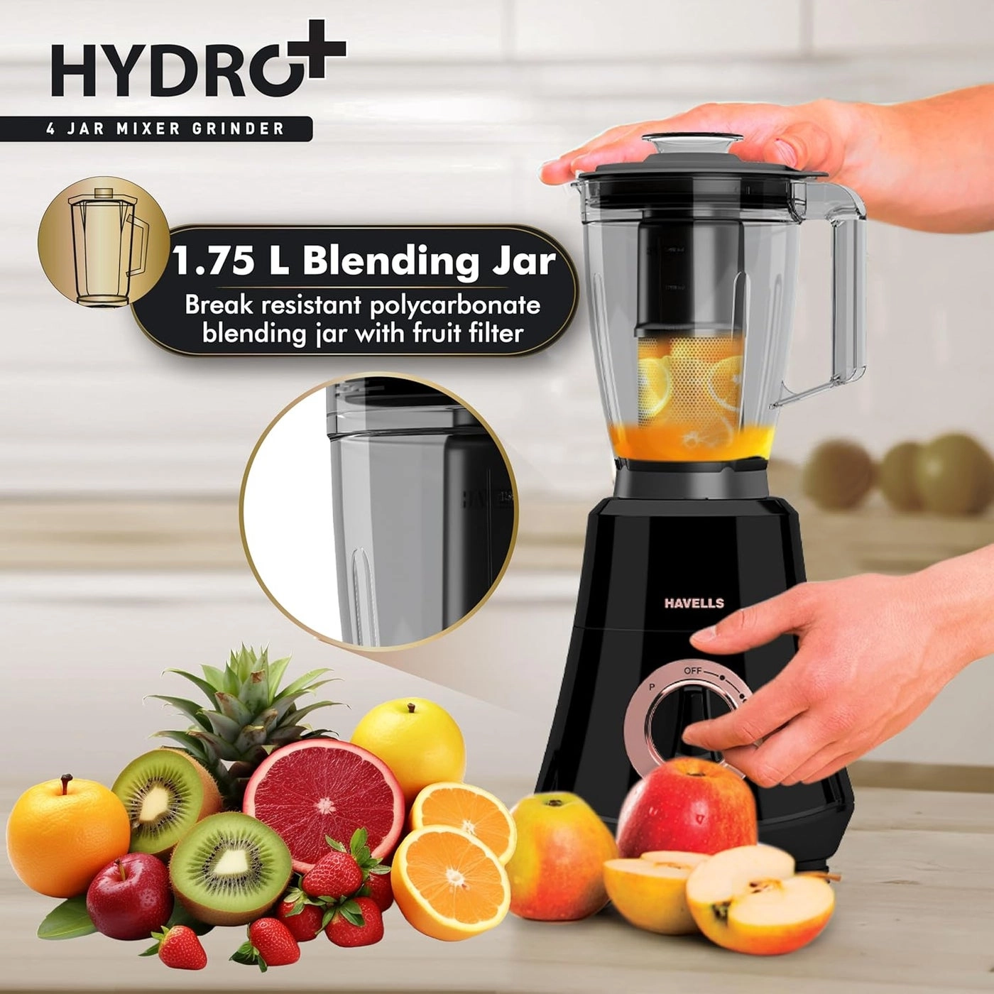 Hydro Plus - 1.75 l 1000 watt