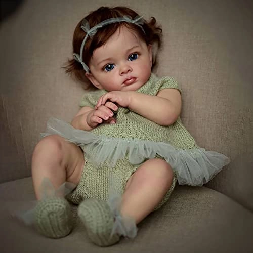 Rebirth Baby Doll - 48cm/58cm Silicone Limbs Cloth Body Panda Clothes Gift Set