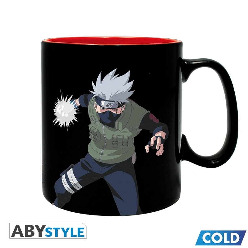 Naruto Shippuden Kakashi Itachi Mug - Heat Change - 460 ml