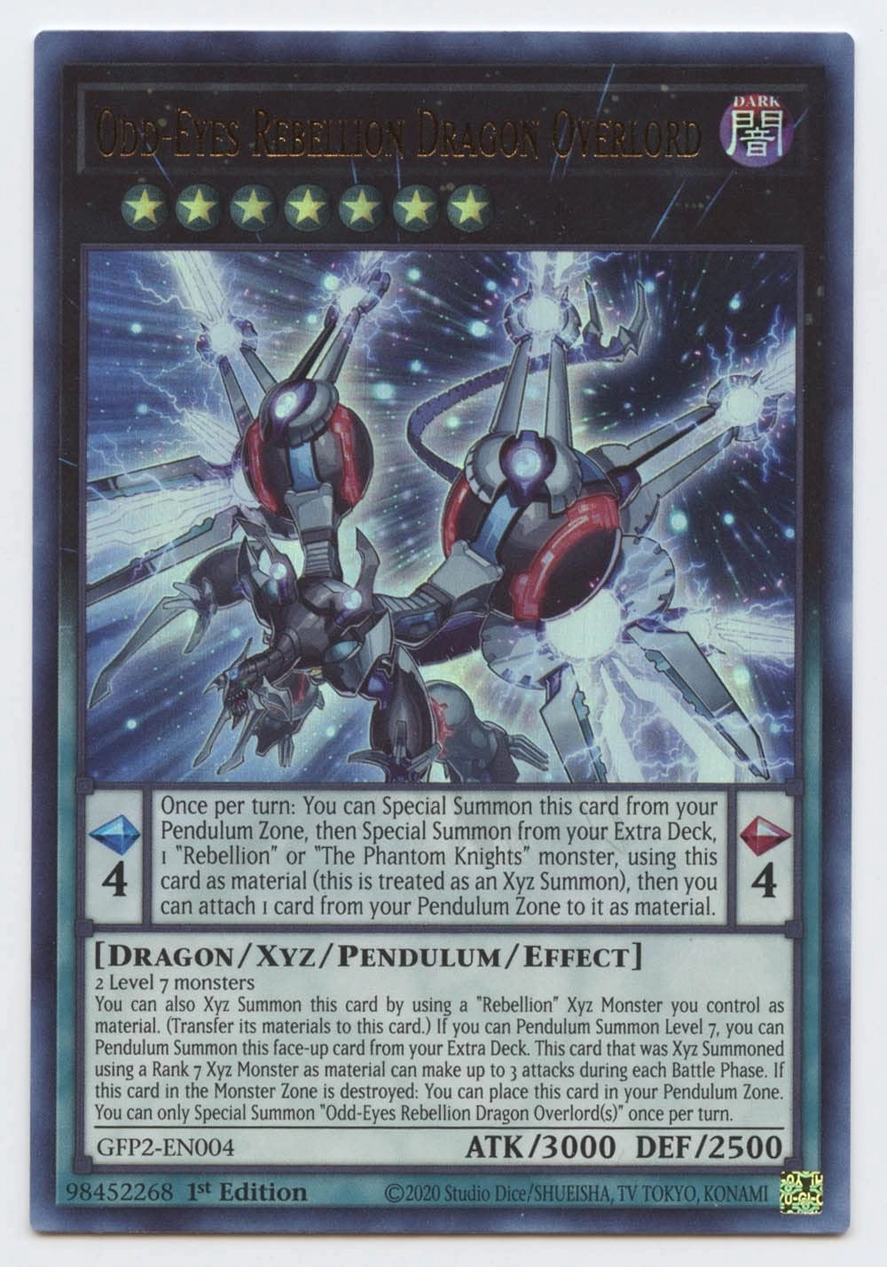 Yu-Gi-Oh! Odd-Eyes Rebellion Dragon Overlord GFP2-EN004