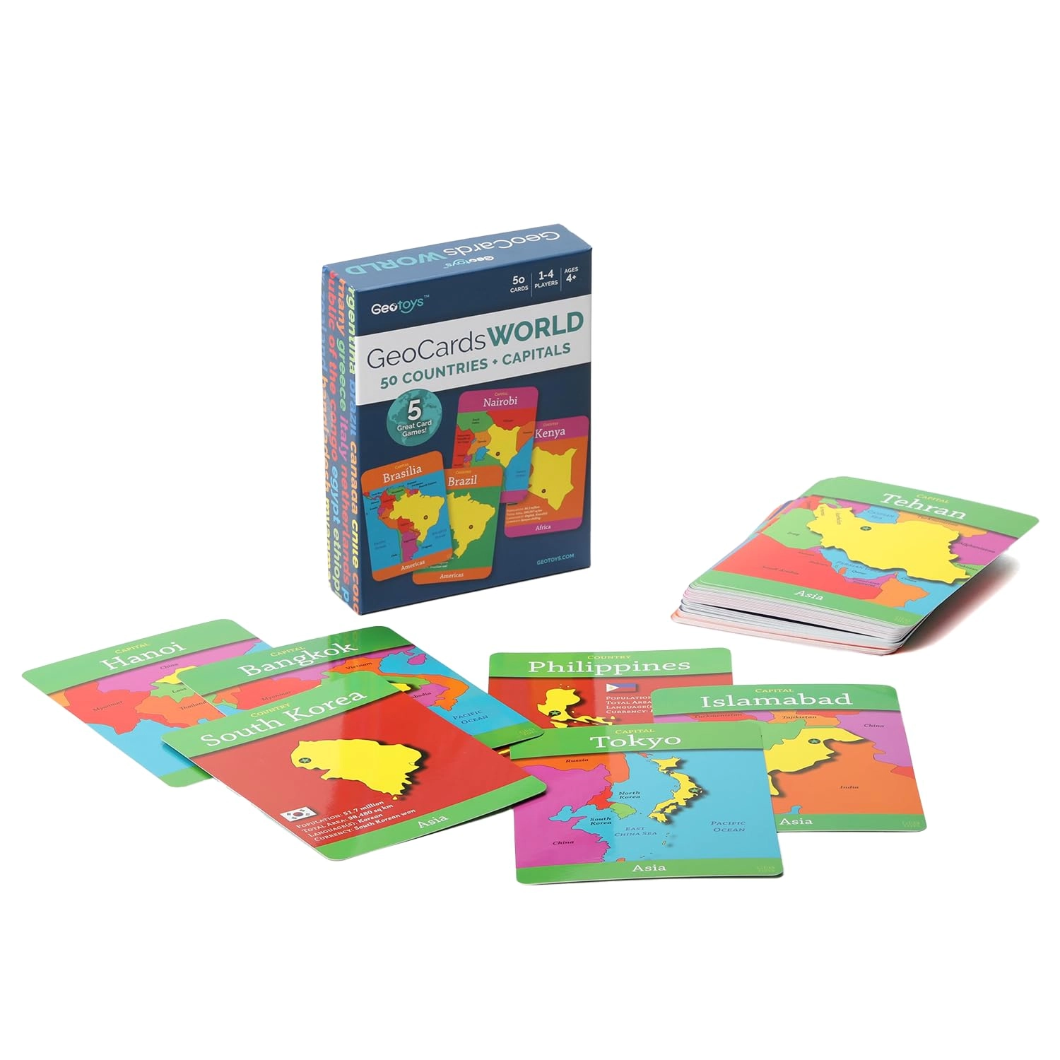 GeoCards - Ages 4 and Up