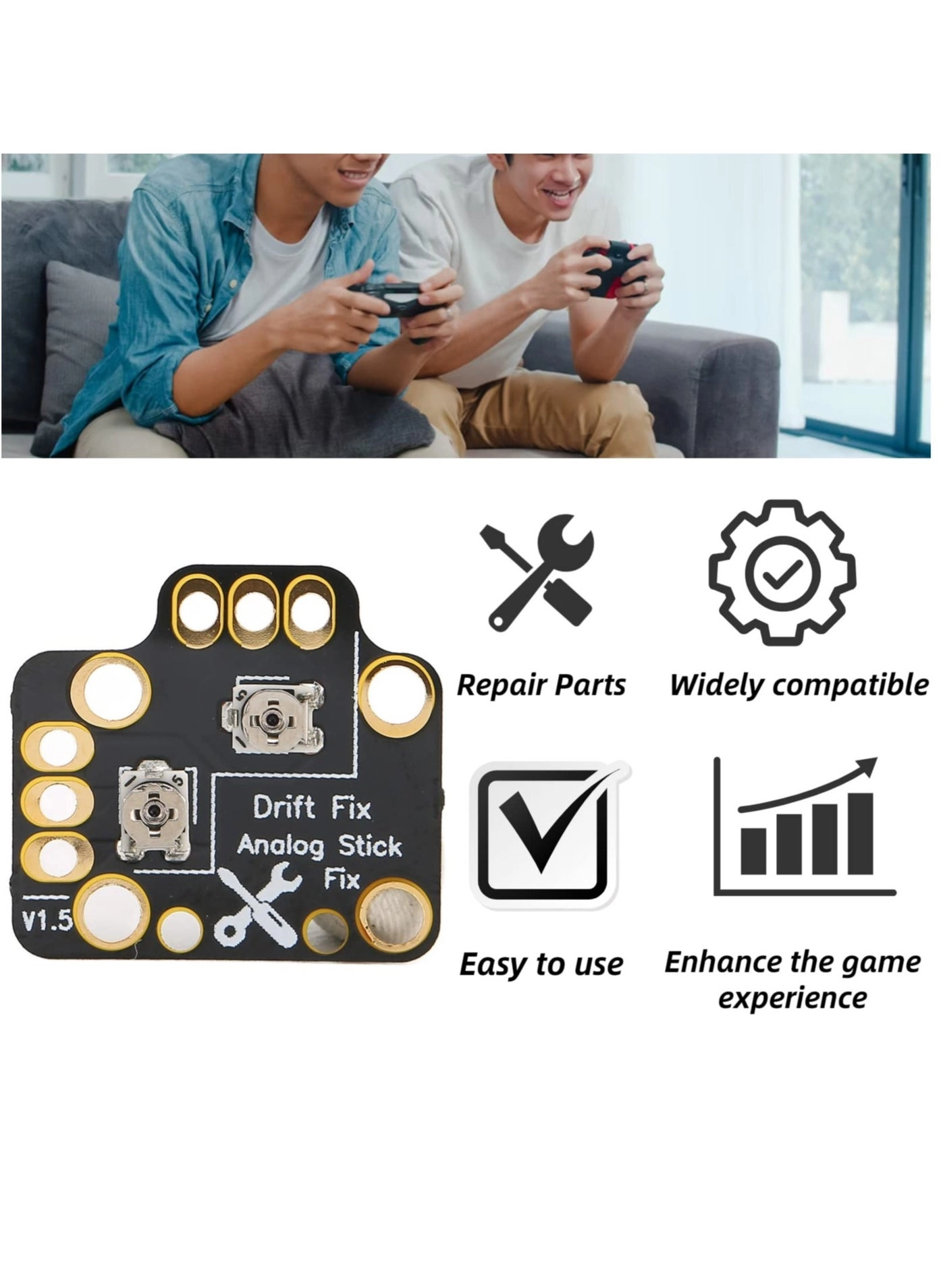 Gamepad Joystick Drift Repair Board - PS4 PS5 XBOX ONE XBOX Series S Xbox Series X