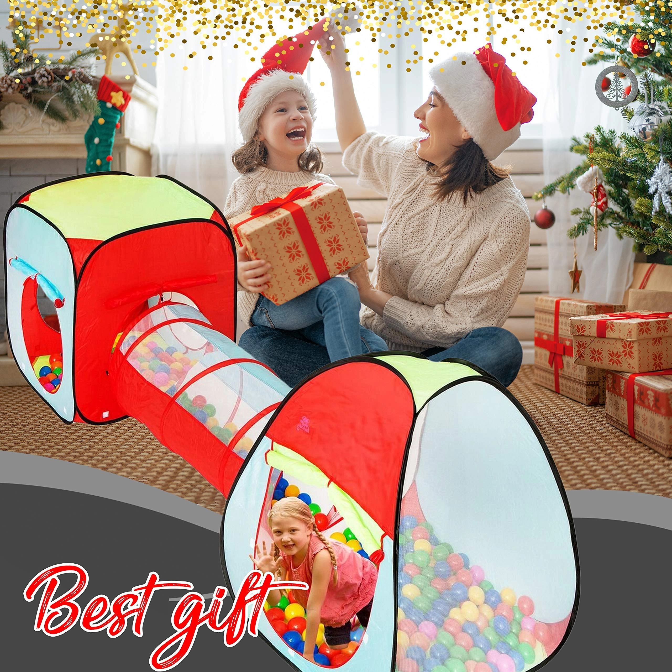 Tunnel and Ball Pit Play Tent