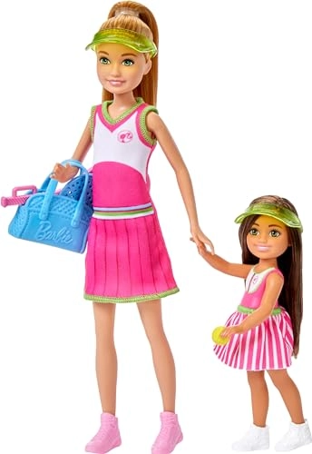 Stacie & Chelsea Tennis Playset - 2 Dolls 5+ Accessories Ages 3+