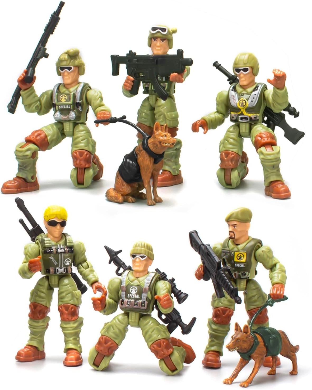 baimiby Army Men Set - Generic Army Men Figure - Military