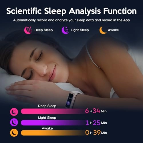 Fitness Activity Tracker - IP67 Blood Pressure Monitor Heart Rate Monitor