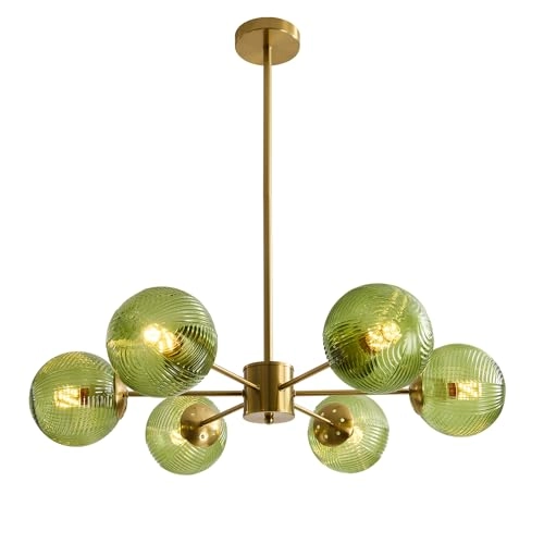 L1161 - 6-Light Green Adjustable Height