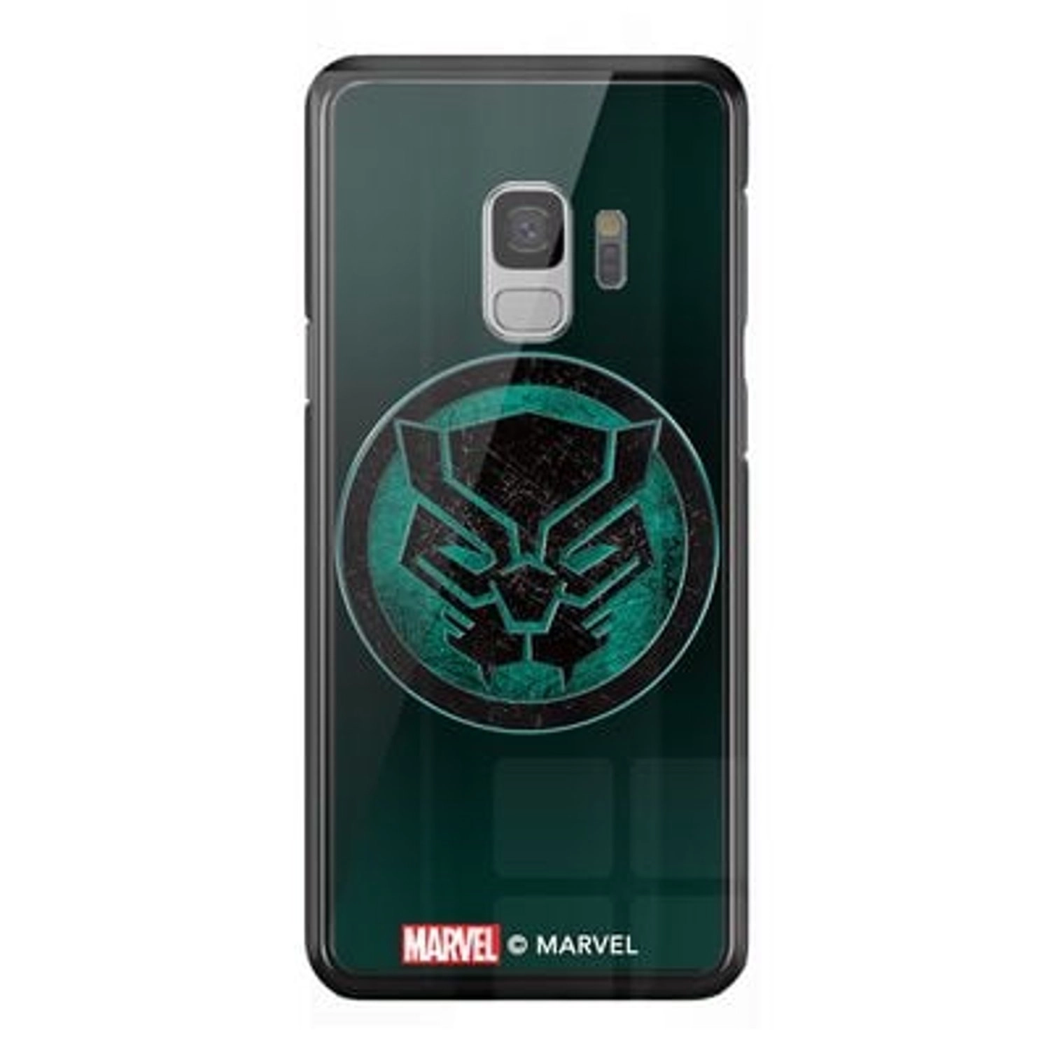 Wackylicious Green Logo Black Panther Cover for Galaxy S9