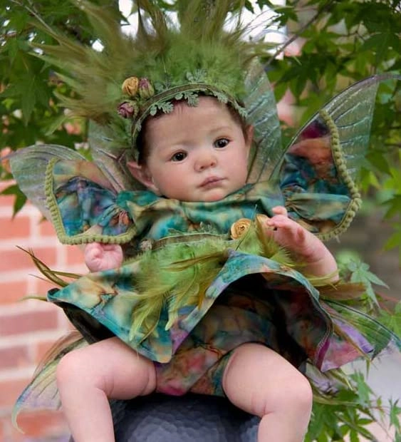 Elf-Fee Reborn Doll Kit - 20" Fabric Body Unfinished Unpainted