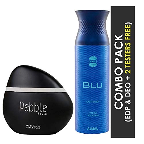 Pebble Style Eau De Parfum - 100ml + Blu Homme - 200ml