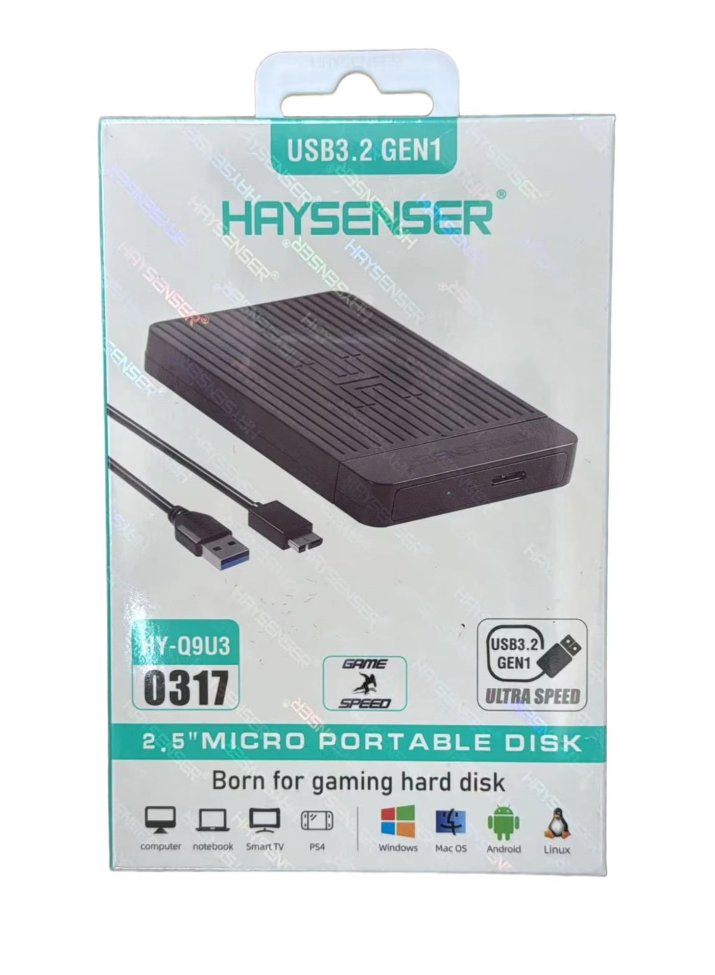 Haysenser HY-Q9U3 - USB 3.2 Gen 1 SATA I/II/III 2.5"